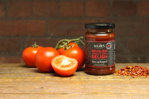 Devilish Tomato and Chilli relish jar