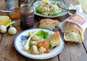 Coronation Chicken Served with mango chutney, crusty bread and lettuce